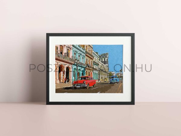 Kuba vintage poszter